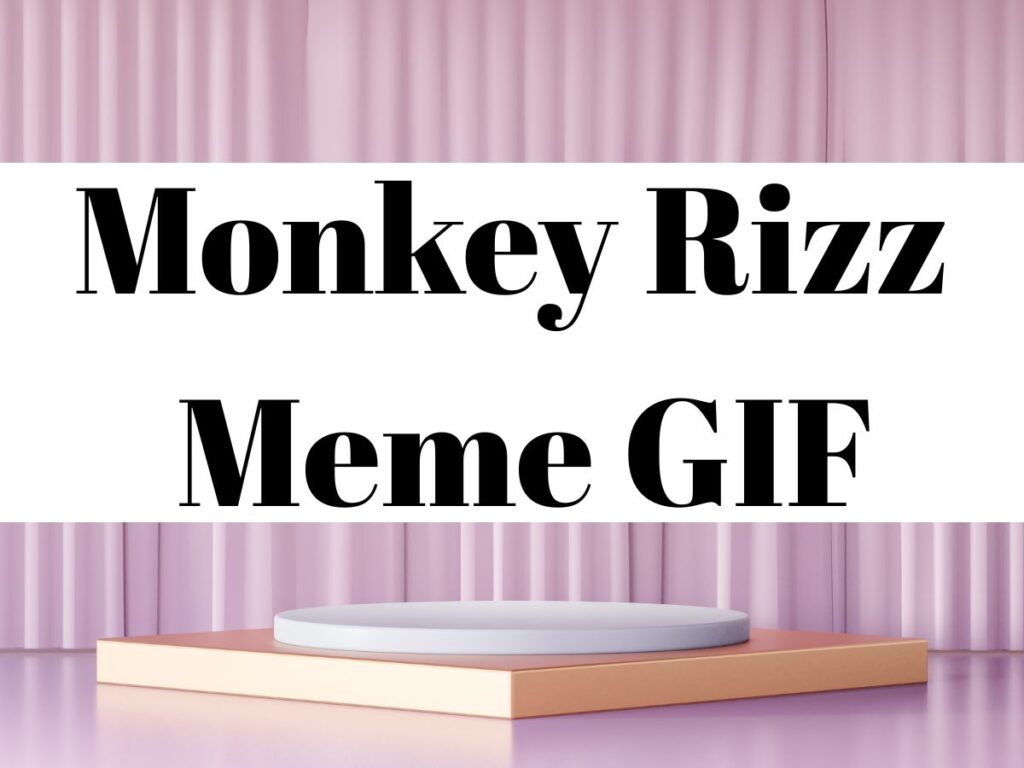 Monkey Rizz Meme GIF
