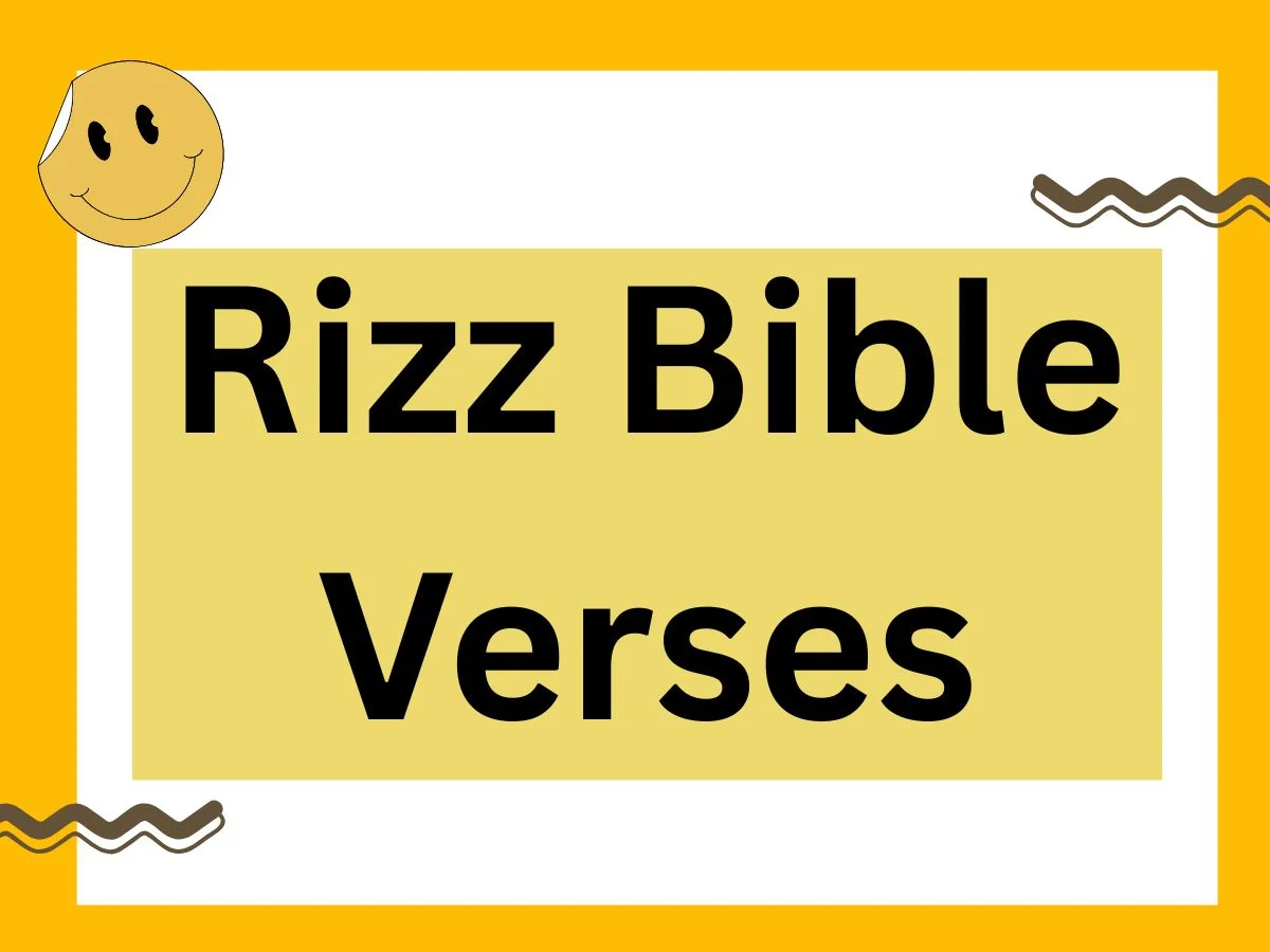 Rizz Bible Verses
