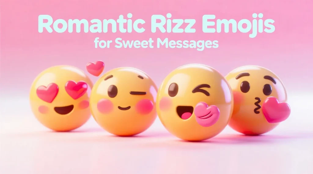 Romantic Rizz Emojis for Sweet Messages