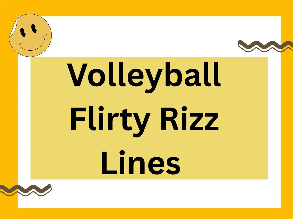 Volleyball Flirty Rizz Lines