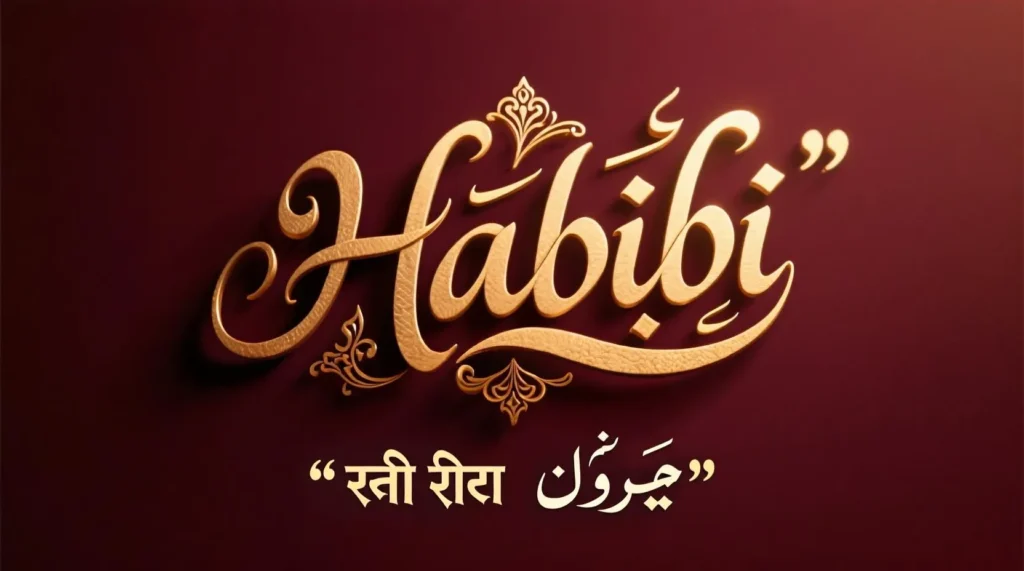 Habibi Meaning in Hindi and Urdu