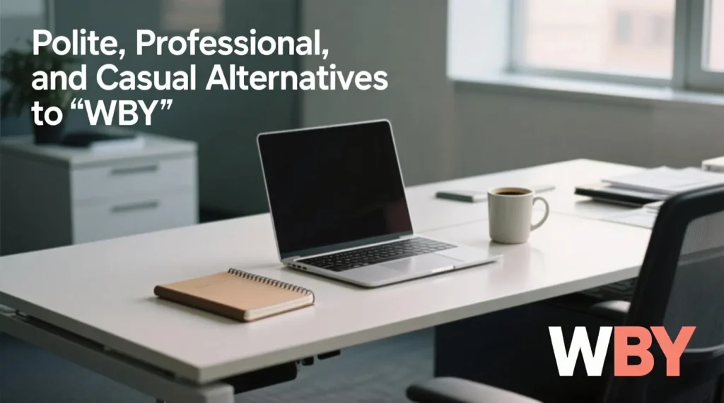 Polite, Professional, and Casual Alternatives to “WBY”