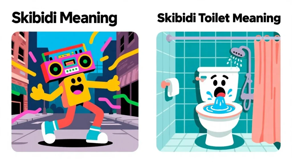 Skibidi Meaning vs Skibidi Toilet Meaning