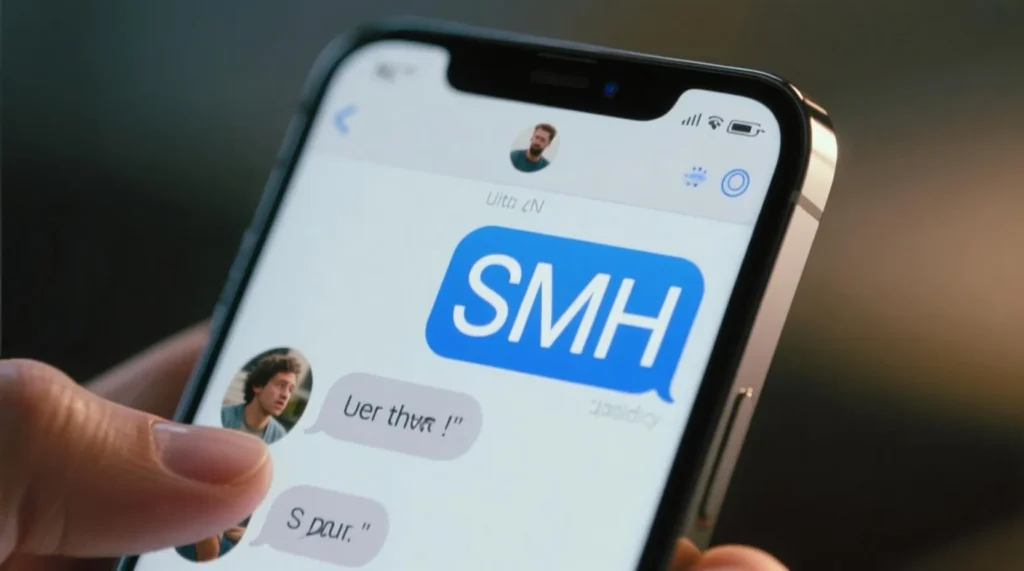SMH in Texting and Online Conversations