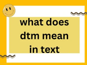 Read more about the article What Does “DTM” Mean in Text? Stand For and Meaning in Text