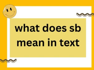 Read more about the article What Does “SB” Mean in Text? Stand For and Meaning in Text