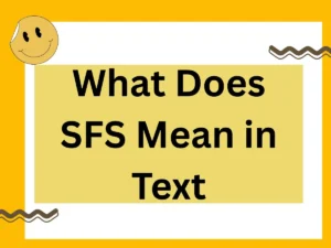 Read more about the article What Does SFS Mean in Text? Complete 2025 Guide to Meanings, Uses, and Context