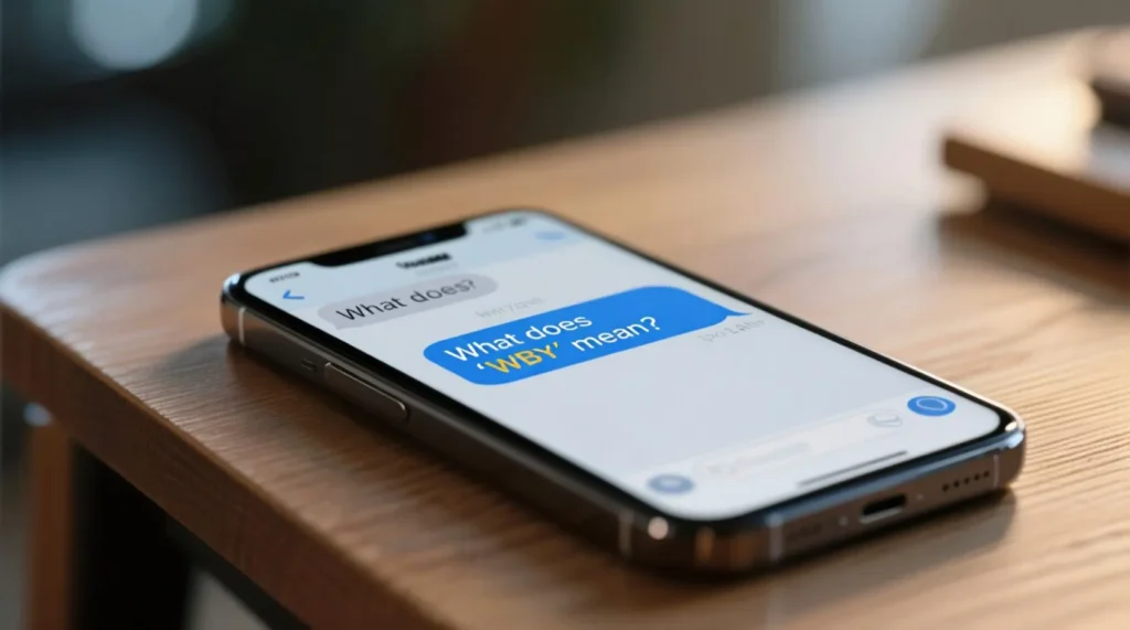 What Does “WBY” Mean in Text?