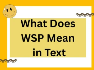 Read more about the article What Does WSP Mean in Text: A 2025 Expert’s Guide to Meaning, Usage, and Alternatives