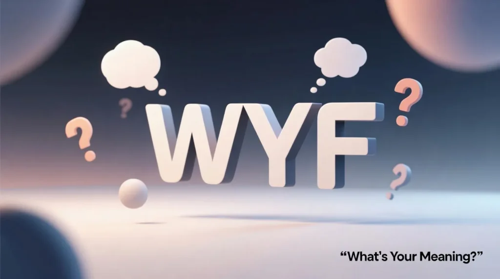 WYF Meaning in Text