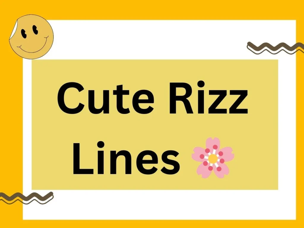 Cute Rizz Lines