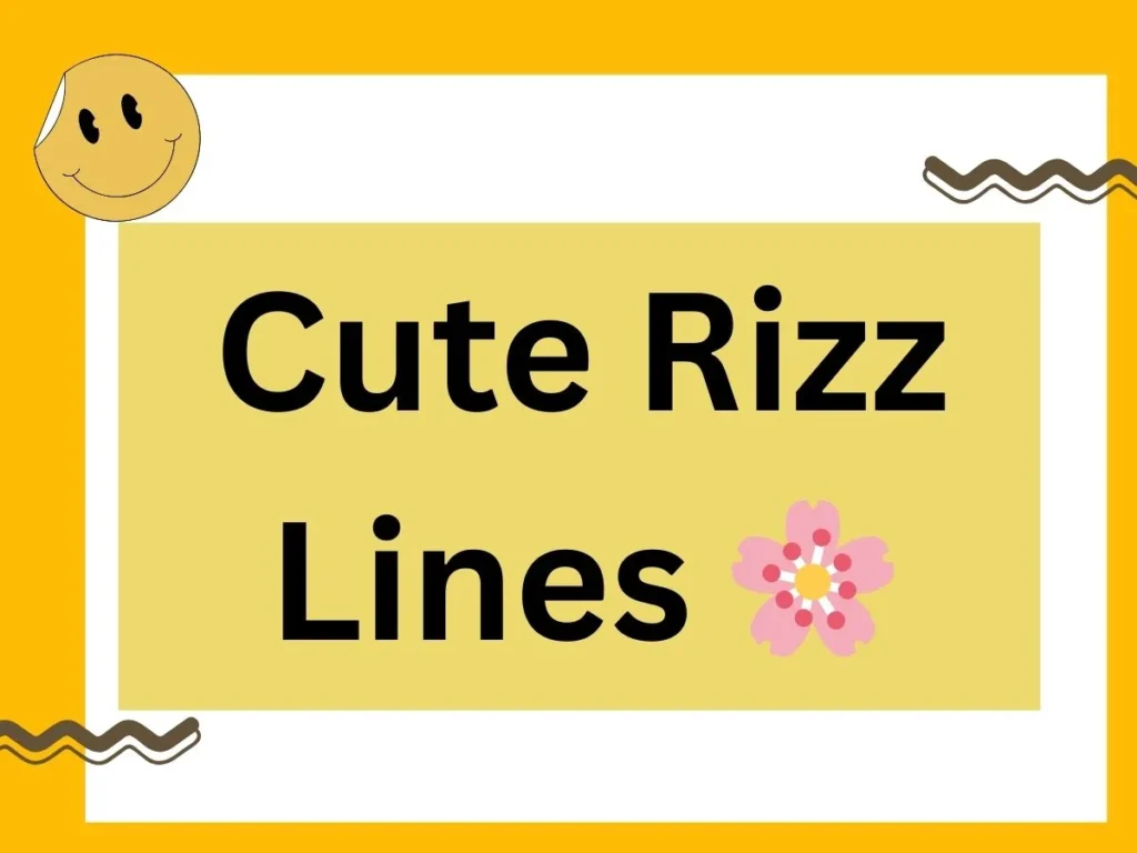 Cute Rizz Lines